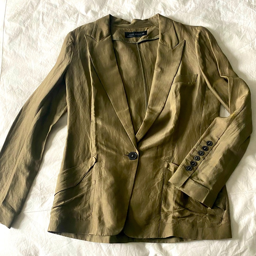 Zara light fabric blazer